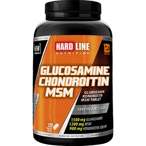 Hardline Nutrition Hardline Glucosamine Chondroitine Msm 120 Tablet