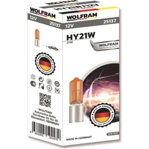 Wolfram 25137 12V Ampül H21 21 Walt Sarı Civali Mercekli 2 Adet