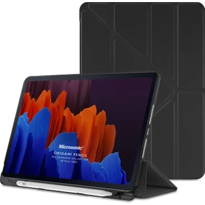 Samsung Galaxy Tab S8 Plus X800 Kılıf Origami Pencil Siyah