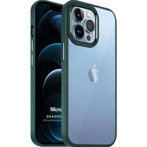 Apple iPhone 12 Pro Max Kılıf Shadow Planet Koyu Yeşil