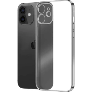 Apple iPhone 12 Kılıf Square Matte Plating Gümüş