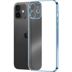 Apple iPhone 12 Kılıf Square Matte Plating Mavi