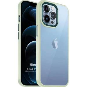 Apple iPhone 12 Pro Max Kılıf Shadow Planet Açık Yeşil