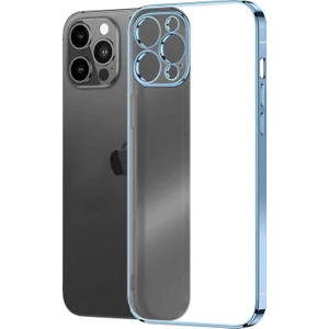 Apple iPhone 12 Pro Max Kılıf Square Matte Plating Mavi