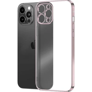 Apple iPhone 13 Pro Kılıf Square Matte Plating Rose Gold