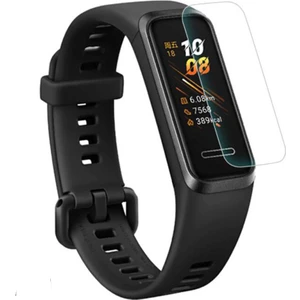 Huawei Band 4 İle Uyumlu Ön Darbe Emici Ekran Koruyucu Nano Cam (4 Adet)