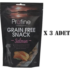 Grain Free Snack Tahılsız Somonlu Köpek Ödülü 200 gr x 3 Adet