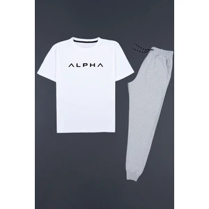 Alpha Sırt Baskılı Eşofman Takımı