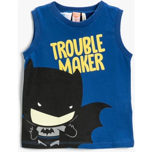 Batman Baskılı Lisanslı Atlet Pamuklu