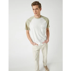 Erkek Reglan Kol Cepli Tişört