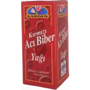 Kırmızı Acı Biber Yağı 50 cc