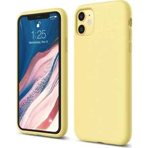Apple iPhone 11 Lansman Silikon Kılıf Sarı
