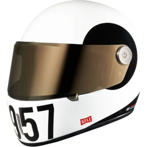 X.G100R Sputnık Beyaz-Siyah Kask