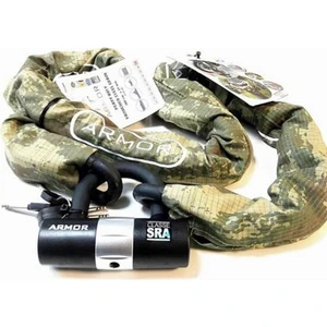 Military  Dövme Çelik Zincir Kilit+ U Kilit (10MM*1.8 Mt)