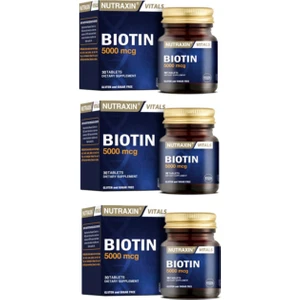 Biotin 5000 Mcg 30 Tablet X3 Adet