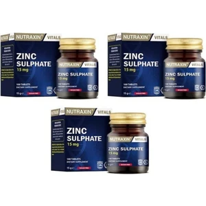 Zinc 15 Mg 100 Tablet 3 Kutu