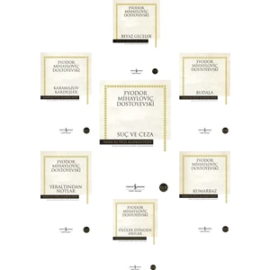 Suç ve Ceza - Beyaz Geceler - Kumarbaz - Budala - Ölüler Evinden Anılar - Yeraltından Notlar - Karamazov Kardeşler - Dostoyevski - 7 Kitap