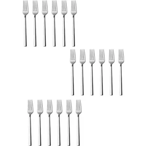 Oliva Nero 18 Adet Tatlı Çatalı Çubuk Sade Model Kahvaltı Ve Pasta Çatalı