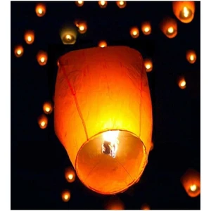 Dilek Feneri Gece Gökyüzü Dilek Balonu