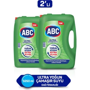 Ultra Çamaşır Suyu 3,25 lt 2'li Paket