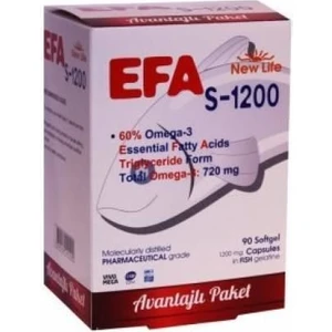 Newlife Efa S - 1200MG 90 Kapsül SKT:01/2023