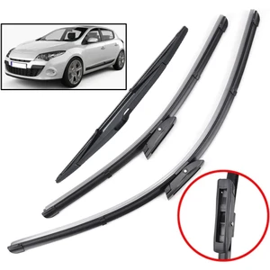 Renault Megane 3 Ön + Arka Cam Muz Silecek Takımı 2009--2015
