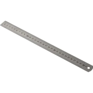 Metal Cetvel Paslanmaz Çelik 30 cm