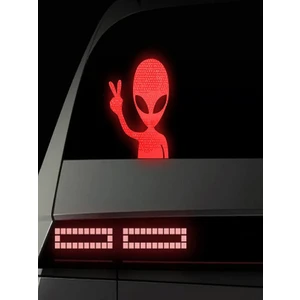 Ufo Reflektörlü Oto Sticker Yapıştırma Oto Aksesuar