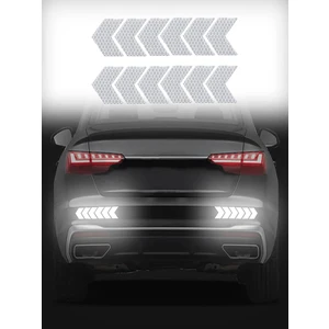Ok Işareti Reflektörlü Oto Aksesuar Sticker Işıldak Yapıştırıcı