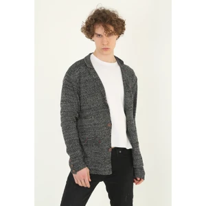 Elm Wear Battal Boy Cep Detaylı Ceket - Siyah