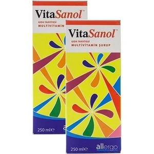 Vitasanol 250ML. Şurup 2ADET SKT:10/2023