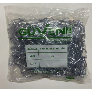 6 mm Güven Yaylı Pim (100 Adet)