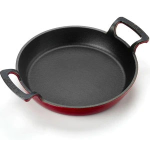 Döküm Yuvarlak Kulplu Tava 20 cm - Kırmızı