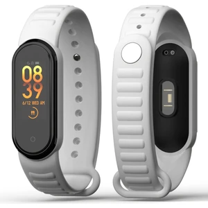 Xiaomi Mi Band 5/6 Uyumlu Loop Desenli Silikon Kordon