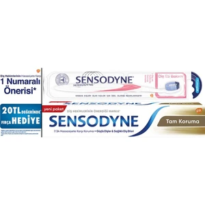 Tam Koruma Diş Macunu 75 ml + Sensodyne Diş Fırçası Yumuşak