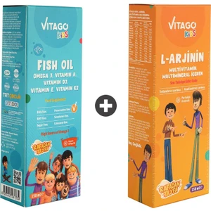 Kids 2'li Balık Yağı + Multivitamin Şurup