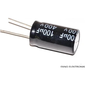 100UF 400V Kondansatör 7.5mm 18X31.5MM 2 Adet