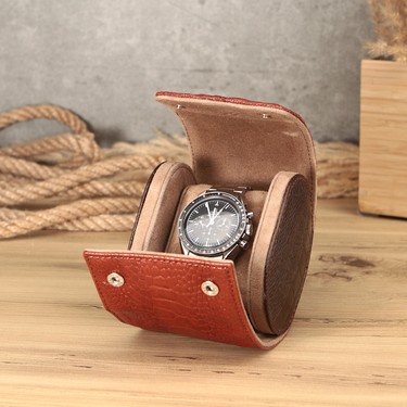 Onywatch Gerçek Devekuşu Deriisi Saat Saklama Kutusu Saat Fiyatı