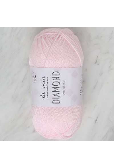 La Mia Diamond Açık Pembe El Örgü Ipi - L057