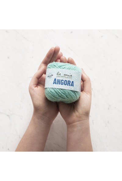 La Mia Angora 50GR Turuncu El Örgü Ipi - L126