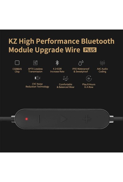 Kz Aptx Plus Modüler Bluetooth 5.0 Adaptörü B Tipi