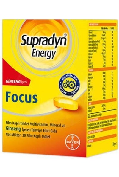Supradyn Supradyn_energy Focus 30 Tablet