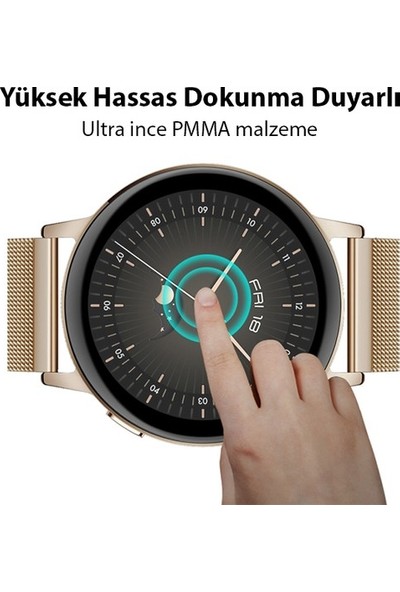Revix Huawei Watch Gt3 42MM 3D Full Kaplama Ekran Koruyucu Pet+Pmma