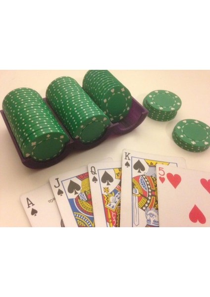 Özelleştirilebilir Poker Çip Rafı Organik Plastikten Aksesuar