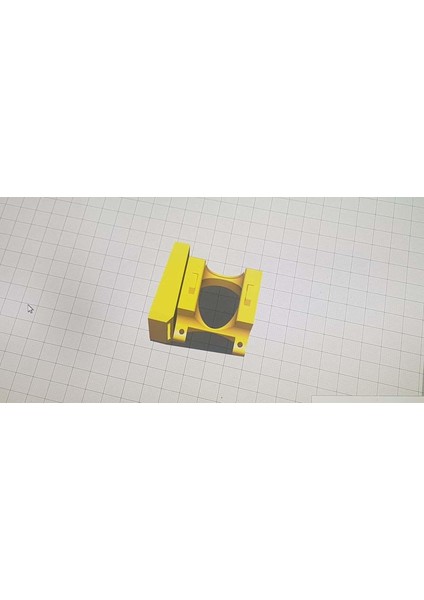 E3D V6 40MM Fan Kanal Bir Yan Fan Plastik Aparat