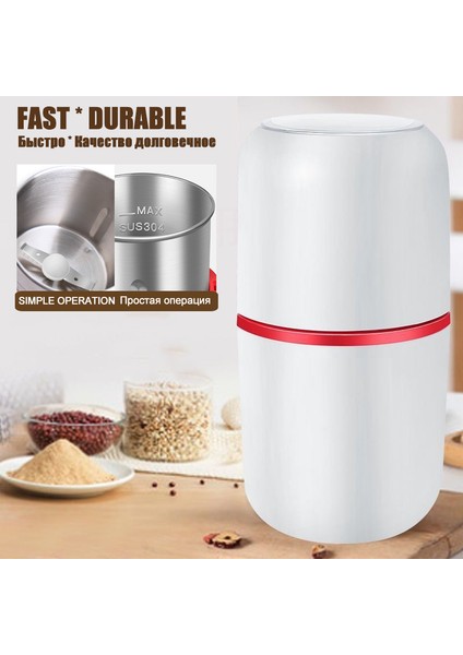 Elektrikli Kahve Öğütücü Elektrikli Mutfak Tahılları Kuruyemiş Fasulye Baharatlar Tahıllar Öğütücü Makinesi Çok Fonksiyonlu Ev Kahve Öğütücü | Mills (Yurt Dışından) modelleri