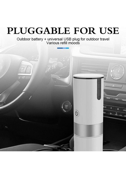 200 ml Mini Taşınabilir Otomatik Kahve Makinesi Espresso Kahve Makinesi Pot Paslanmaz Çelik El Elektrikli USB Kahve Kupası | Manuel Kahve Öğütücüleri (Yurt Dışından)