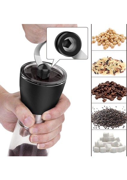 Manuel Kahve Öğütücü, Seramik Kahve Değirmeni, Ayarlanabilir Öğütme, Cam Kavanoz, En Son, En Çok Oylananlar | Manuel Kahve Öğütücüleri (Yurt Dışından) fırsatları