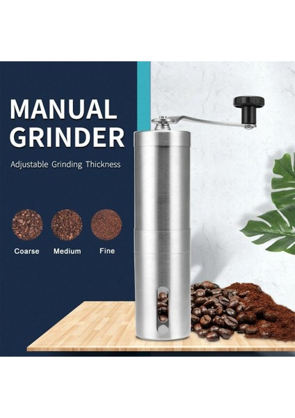 Manuel Paslanmaz Çelik Kahve Öğütücü Ayarlanabilir Kahve Çekirdekleri 304 Çekirdek Ev Mutfak Mini El Yıkanabilir Öğütücüler Kahve Makinesi | Manuel Kahve Öğütücüleri (Yurt Dışından) fiyatları
