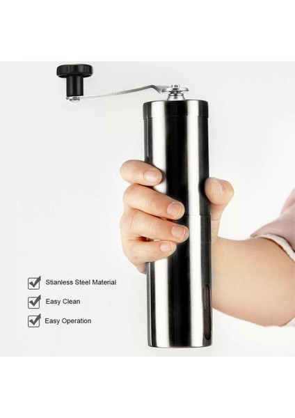 Manuel Paslanmaz Çelik Kahve Öğütücü Ayarlanabilir Kahve Çekirdekleri 304 Çekirdek Ev Mutfak Mini El Yıkanabilir Öğütücüler Kahve Makinesi | Manuel Kahve Öğütücüleri (Yurt Dışından) modelleri